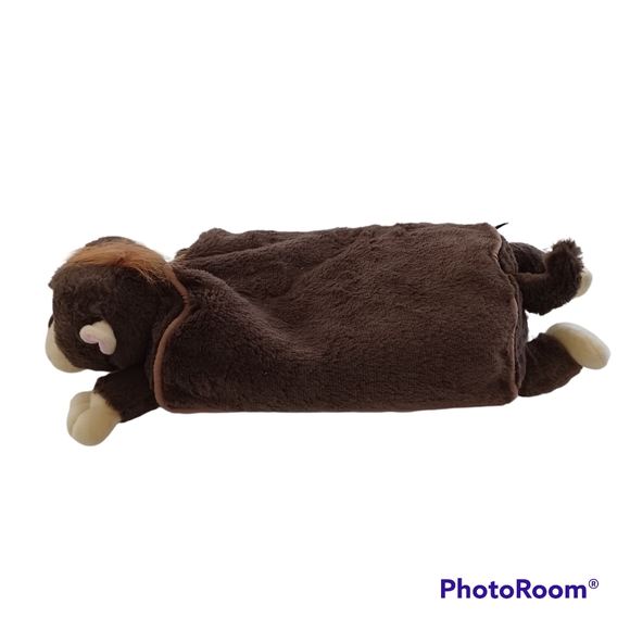 LapGear  Book / Tablet Device Pillow Rest Monkey Plush Soft Toy Stuffed Animal - Picture 3 of 7